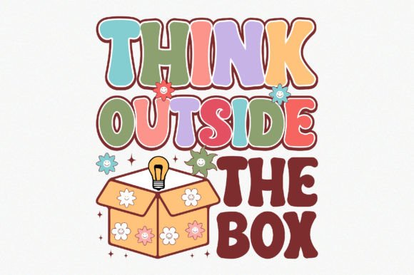 Think Outside the Box Graphic Crafts By vector_art
