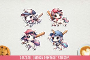 Cute Unicorn Stickers BUNDLE. Cricut. Graphic AI Illustrations By NadineStore 3