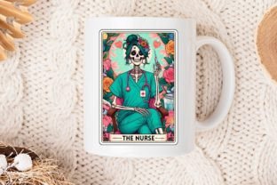 Funny Skeleton Tarot Card Sublimation Graphic Illustrations By Printme Darling 7