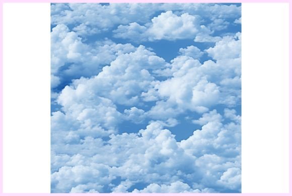 Sky Seamless Pattern Illustration Modèles de Papier Par Forhadx5