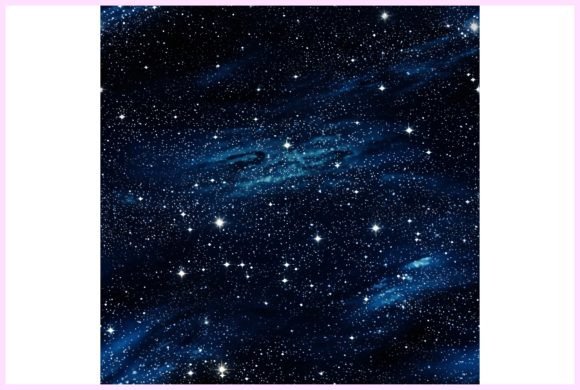 Starry Night Sky Seamless Pattern Illustration Modèles de Papier Par Forhadx5