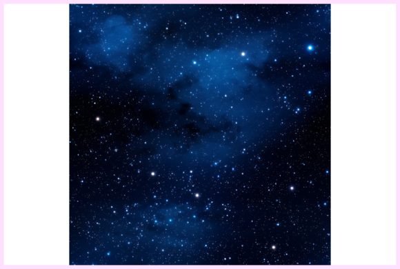 Starry Night Sky Seamless Pattern Grafika Papierowe Wzory Przez Forhadx5