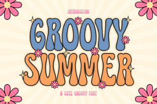 Groovy Summer Display Font By Rydmaker (7NTypes) 1