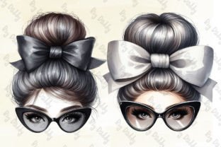 Messy Bun Mom Clipart PNG Graphic Illustrations By Big Daddy 2