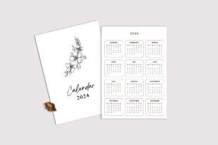 Printable Calendar Templates Gráfico Interiores KDP Por Design Zone 5