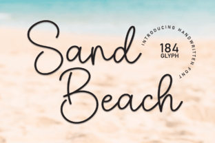 Sand Beach Script & Handwritten Font By andikastudio 1