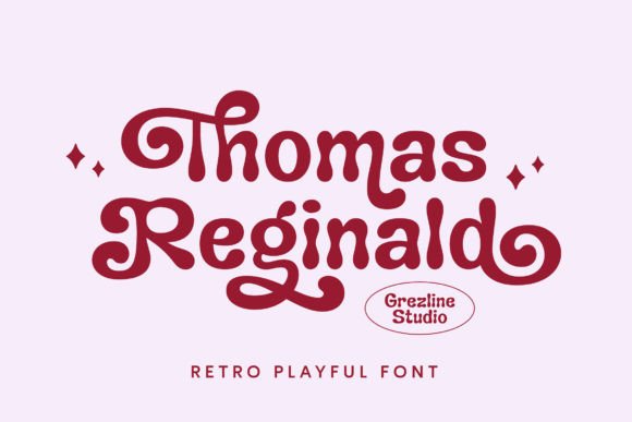 Thomas Reginald Display Font By Grezline Studio