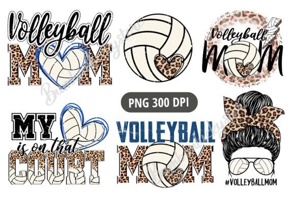 Volleyball Sublimation Bundle Graphic Backgrounds By Bumbimluckystore