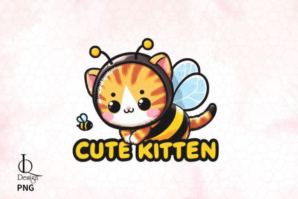 Cute Kitten Clipart PNG Graphics Graphic Crafts By LQ Design