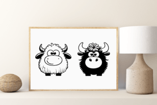 Funny Cows and Bulls Vector SVG Bundle Graphic AI Illustrations By TinyBig Studio 3