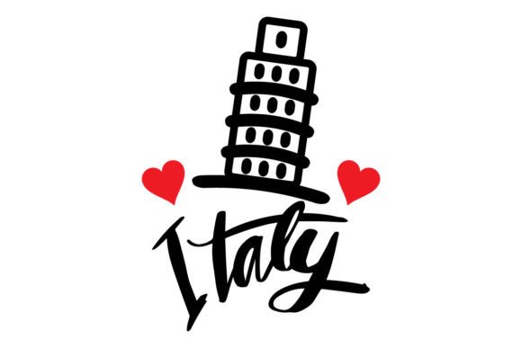 Italy Travel Landmark Graphic Crafts By han.dhini