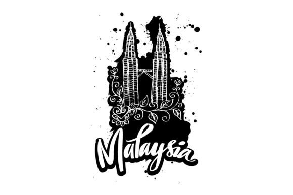 Malaysia Hand Drawn Lettering Design Graphic Crafts By han.dhini