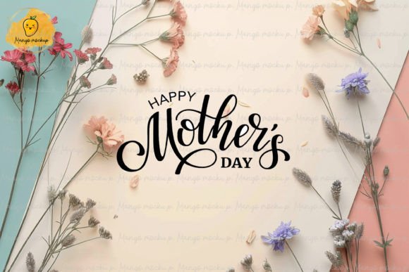 Mothers Day Background Graphic Product Mockups By MangoMockup