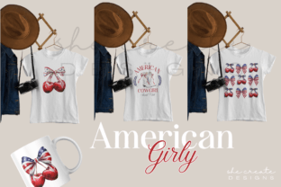 American Girly Coquette Style Clipart Graphic Illustrations By melina wester 6