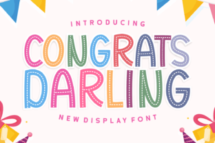 Congrats Darling Display Font By Riman (7NTypes) 1