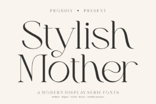 Stylish Mother Serif Font By Keithzo (7NTypes) 1