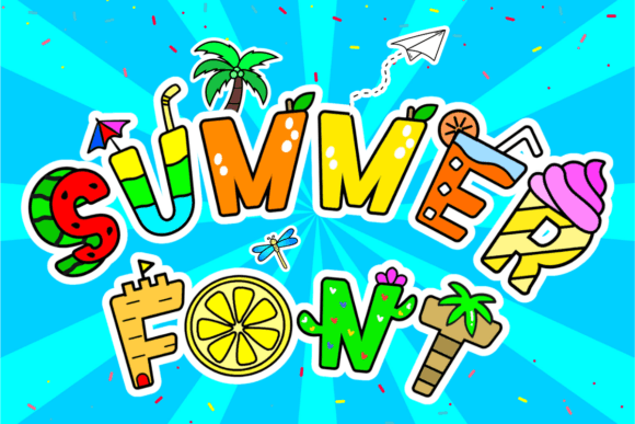 Summer Decorative Font By Kalilaart