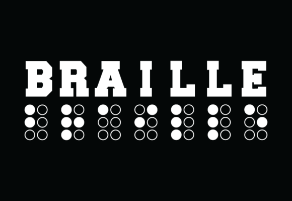 Braille Display Font By GraphicsNinja