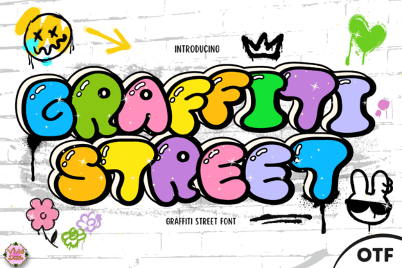 Graffiti Street Display Font By VividDoodle
