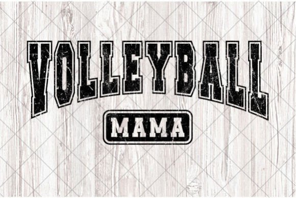 Volleyball Mom SVG, Volleyball Mama PNG Afbeelding T-shirt Designs Door createaip