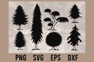 Evergreen Tree Cut Files | PNG, SVG Graphic Crafts By thevectorconnection 1
