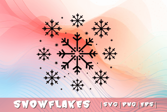 Frosty Elegance Snowflakes Graphic Crafts By MOMAT THIRTYONE