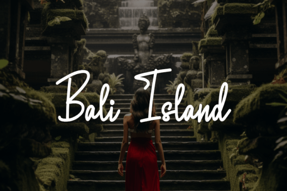 Bali Island Script & Handwritten Font By Eric Kusuma