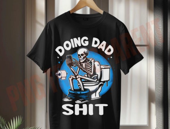 Doing Dad Shit PNG Illustration Designs de T-shirts Par DeeNaenon