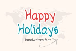 Happy Holidays Script & Handwritten Font By ruddean design 1