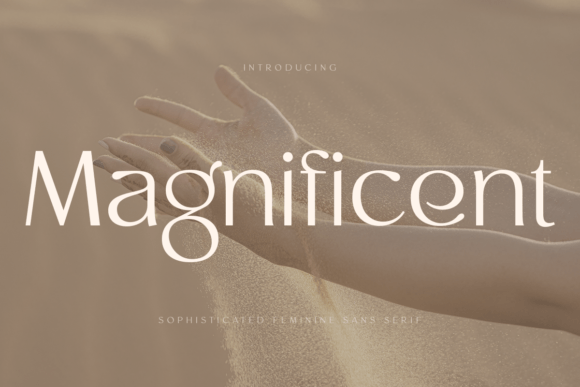 Magnificent Sans Serif Font By sensatype
