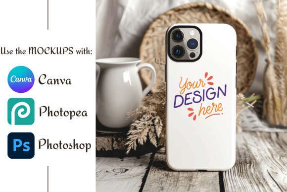 Phone Case Mockup Graphic Product Mockups By Digi Craftet Designs