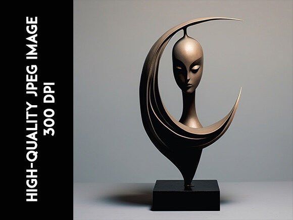 Artistic Abstract Sculpture Base Picture Graphic AI Graphics By Prosanjit