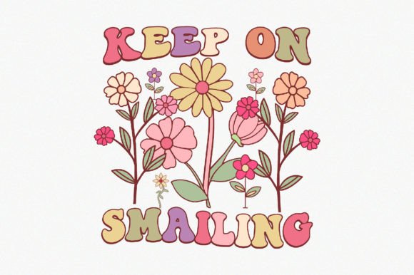 Keep on Smiling Graphic Crafts By vector_art