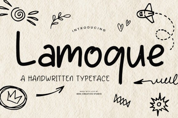 Lamoque Script Fonts Font Door ibracreative