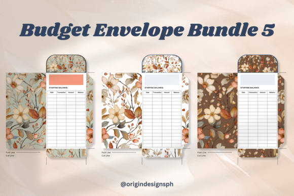 Budget Envelope Printable File 5 Graphic Print Templates By Origin Designs PH