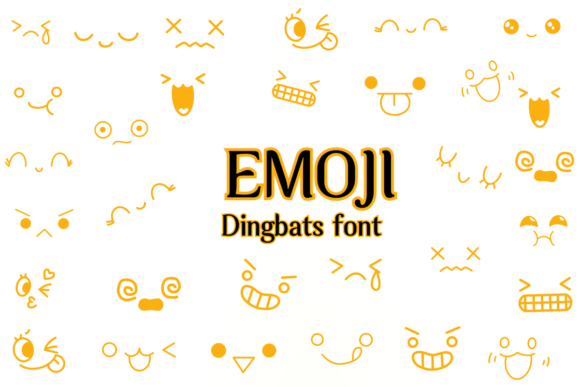 Emoji Dingbats Font By Jeaw Keson