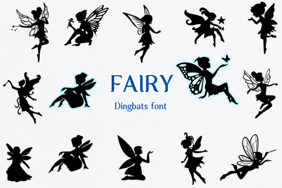 Fairy Fuentes Dingbats Fuente Por Jeaw Keson