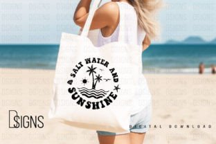 Summer Sea Sunshine Beach Sublimation Grafica Design di T-shirt Di DSIGNS 3