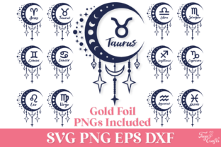 Zodiac Signs SVG Bundle Gráfico Manualidades Por Anastasia Feya 7