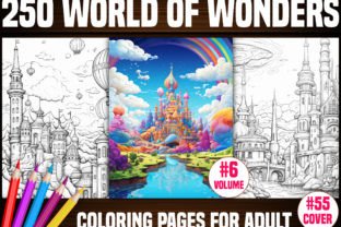 250 World of Wonders Coloring Pages -KDP Grafica Pagine e libri da colorare per adulti Di E A G L E 1