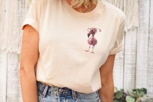 Quirky Pink Flamingo Bird with Glasses Gráfico Gráficos IA Por Sumer Store 4