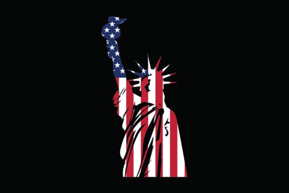 Statue of Liberty, USA, American Symbol Graphic Illustrations By BreakingDots