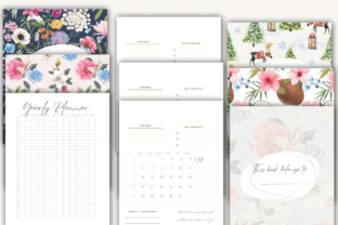 2025 Monthly Calender + Bonuses Graphic KDP Interiors By Nora as 3