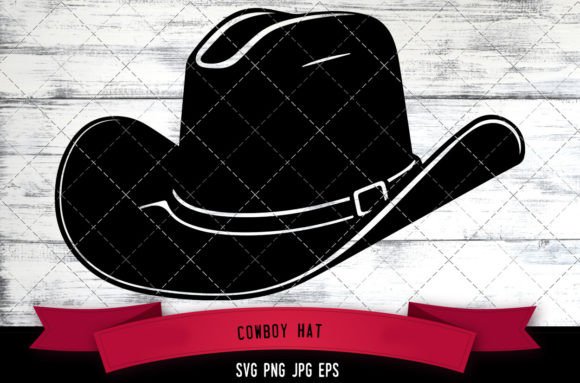 Cowboy Hat SVG, Western SVG Graphic Crafts By thesilhouettequeenshop