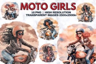 Girls in Motorcycles Afbeelding AI Afbeeldingen Door Traveling Designer Studio 1