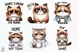 Funny Cat Sarcastic Quotes Sublimation Graphic Illustrations By DS.Art 3