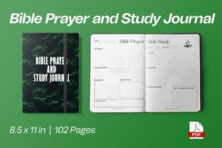Bible Prayer and Study Journal Illustration Intérieurs KDP Par KDP Interior Crafts 1