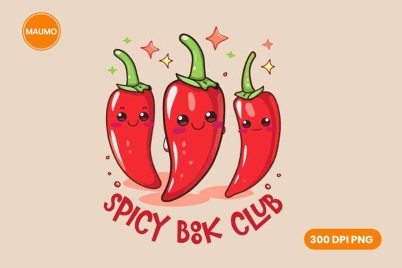 Spicy Book Club Png Graphic Print Templates By Maumo Designs