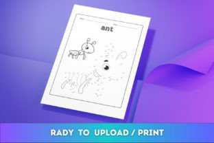 Editable Dot-to-Dot Animal Worksheets Graphic KDP Interiors By KDP Mount 5