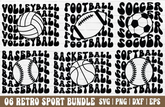 Retro Sport SVG Bundle - Sport PNG Graphic Crafts By GraphicsTreasures